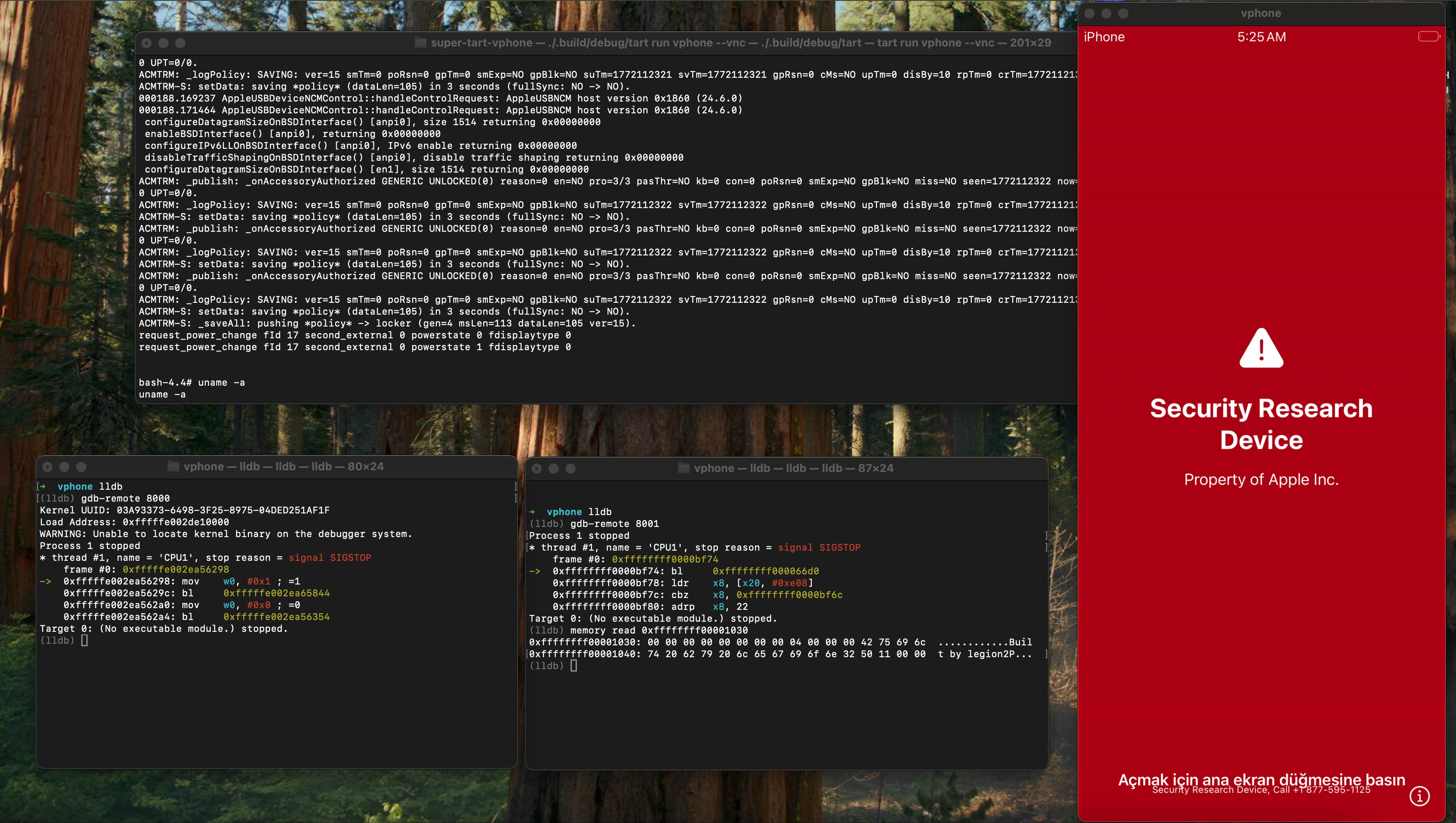 iPhone virtuel sous iOS 26.1